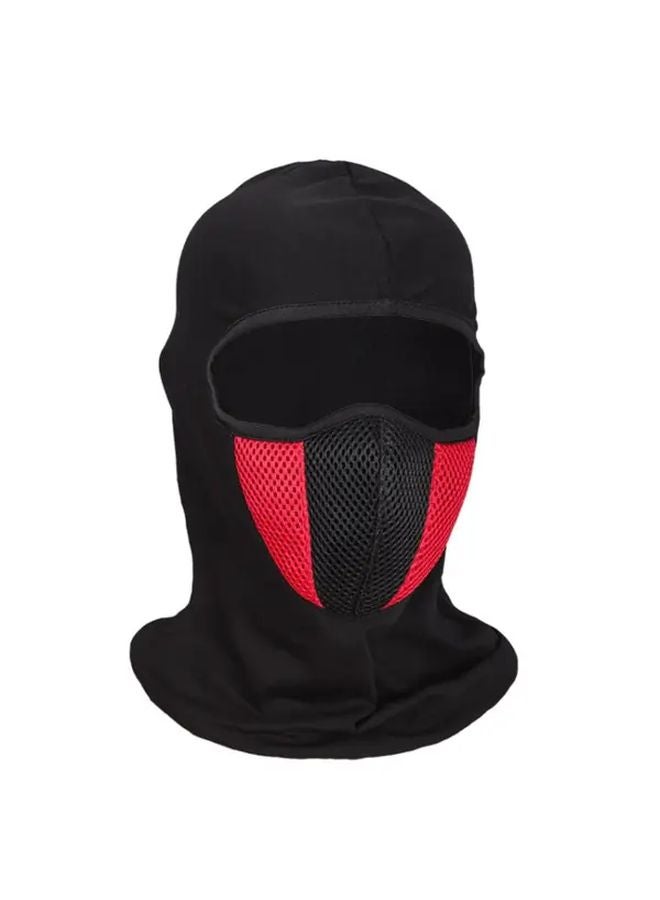 Black Outdoor Mesh Face Shield for Cycling and Motorcycling - Image 5
